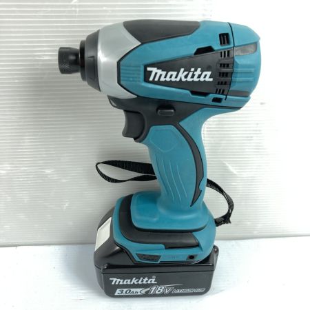  MAKITA マキタ 18V 充電式インパクトドライバ  バッテリ1個付属 ※充電器なし TD146DX ブルー