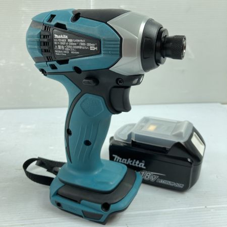  MAKITA マキタ 18V 充電式インパクトドライバ  バッテリ1個付属 ※充電器なし TD146DX ブルー