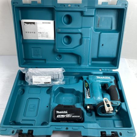  MAKITA マキタ 18v 充電式タッカ RT線:10mm×7~10mm ST112D ブルー