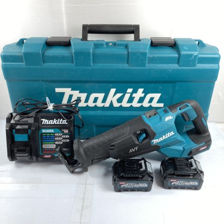  MAKITA マキタ 40Vmax 充電式レシプロソー (バッテリ2個・充電器・ケース付） JR002GRDX ブルー