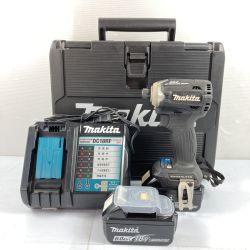 ＊＊ MAKITA マキタ 18V 充電式インパクトドライバ (バッテリ2個・充電器・ケース付）PSEマークあり TD171DRGXB ブラック Bランク
