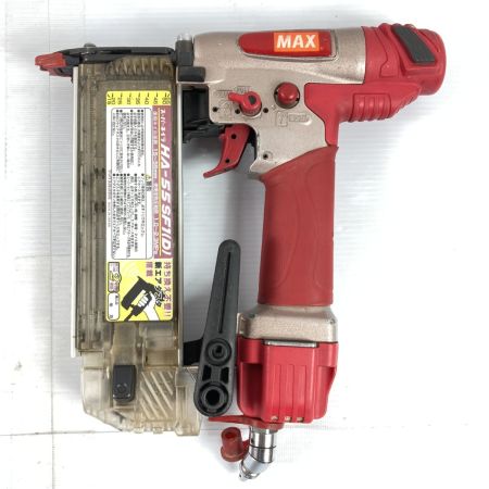  MAX マックス 高圧 15~55mm スーパーネイラ 1.0~2.3MPa HA-55SF(D) レッド