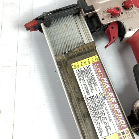  MAX マックス 高圧 15~55mm スーパーネイラ 1.0~2.3MPa HA-55SF(D) レッド