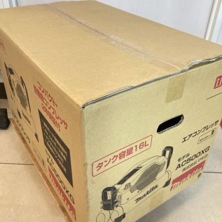  MAKITA マキタ 16Lタンク 高圧/一般圧対応 エアコンプレッサ AC500XG ブルー 未開封品