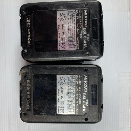  HiKOKI ハイコーキ 36V 125mm コードレス集じん丸のこ  (バッテリ2個・充電器・ケース付）PSEマークあり C3605DYC ブラック