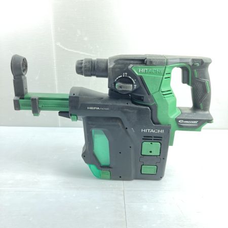  HITACHI 日立 18V 26mm コードレスハンマドリル 集じんシステム付 ※バッテリ・充電器なし DH18DBDL グリーン