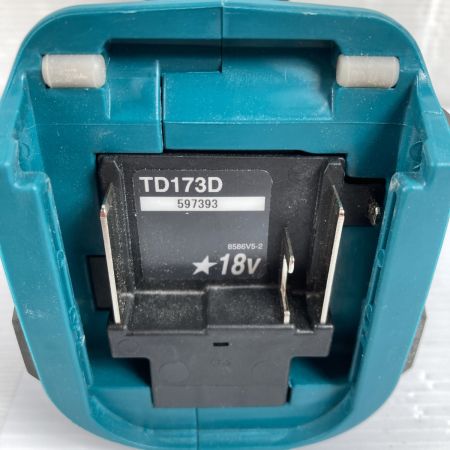  MAKITA マキタ 18V 充電式インパクトドライバ バッテリ1個付属 ※PSEマークあり TD173D ブルー