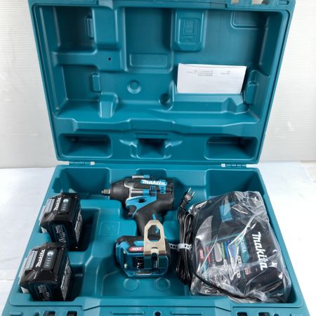  MAKITA マキタ 40v 2.5Ah 充電式インパクトレンチ 【PSEマーク有】 TW007GRDX ブルー 未使用品