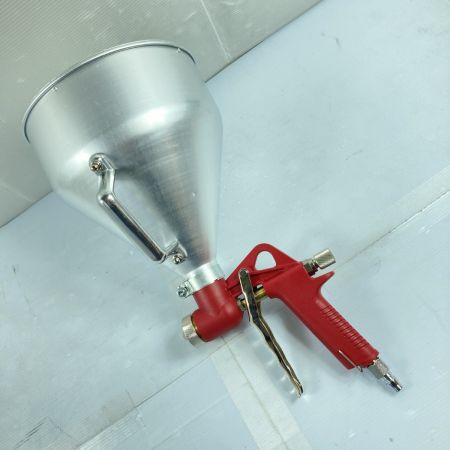  VOYLET スプレーガンAIR TEXTURE HOPPERR CUP GUN FR-300 レッド×シルバー