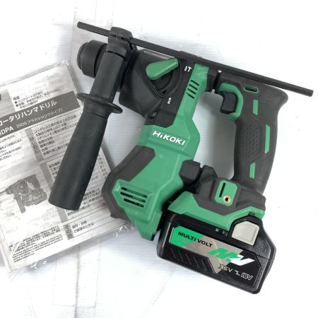 HiKOKI ハイコーキ 36V コードレスロータリーハンマドリル バッテリ1個付属 ※PSEマークあり DH18DPA/BSL36A18 グリーン