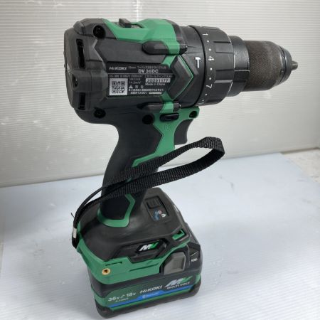  HiKOKI ハイコーキ 36V 13mm コードレス震動ドライバドリル 充電器・充電池2個・ケース付 PSEマークあり DC36DC2XPSZ グリーン