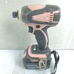 ＊＊ MAKITA マキタ 18V 充電式インパクトドライバ バッテリ1個付属 ※PSEマークあり TD146D ピンク Cランク