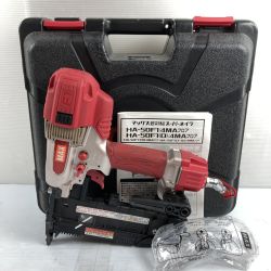 ＊＊ MAX マックス 高圧 エア釘打ち機 25~50mm 肩巾4mm スーパーネイラ ケース付 HA-50F1(D)/4MAﾌﾛｱ レッド Bランク