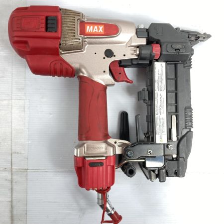  MAX マックス 高圧 エア釘打ち機 25~50mm 肩巾4mm スーパーネイラ ケース付 HA-50F1(D)/4MAﾌﾛｱ レッド