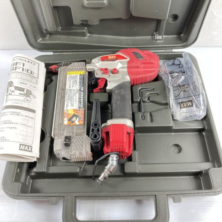  MAX マックス 常圧 15~55mm スーパーフィニッシュネイラ ケース付 TA-255SF1(D) シルバー×レッド