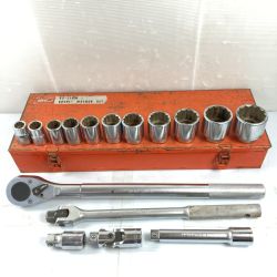 ＊＊ BANZAI 19sq ソケットレンチセット  16pcs ケース付 6S-115M オレンジ Cランク