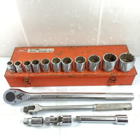  BANZAI 19sq ソケットレンチセット  16pcs ケース付 6S-115M オレンジ