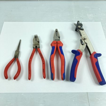  KNIPEX クニペックス ニブラー・ペンチ・プライヤー・ニッパー 合計4本セット