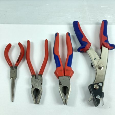  KNIPEX クニペックス ニブラー・ペンチ・プライヤー・ニッパー 合計4本セット