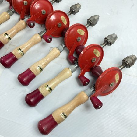  H.S.K ハンドドリル 手回しドリル 全長 約～32cm　10台セット