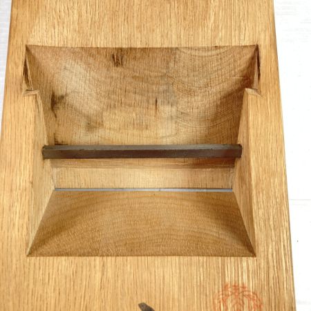   かんな 大鉋「淡路の夕凪」千代鶴貞秀 刃巾96mm 白樫台約580mm 桐箱付