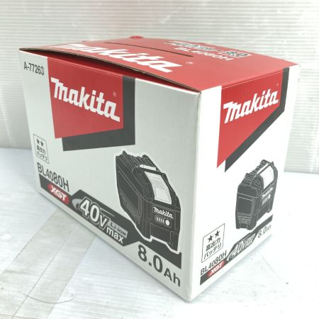  MAKITA マキタ 40Vmx/8.0Ah 高出力バッテリ 純正リチウムイオンバッテリ箱入り ※PSEマークあり(1) BL4080H ブラック
