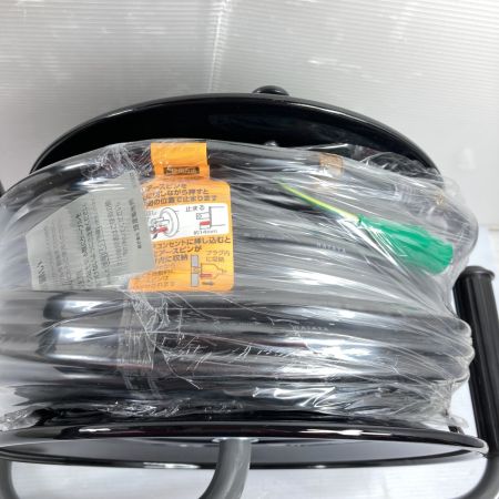  HATAYA 電工ドラム コードリール 屋外用 侍ブラック 30m SBE-30KCB3 ブラック