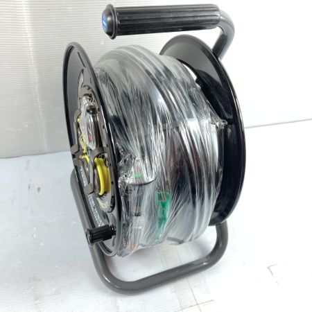  HATAYA 電工ドラム コードリール 屋外用 侍ブラック 30m SBE-30KCB3 ブラック