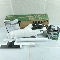 ＊＊ HiKOKI ハイコーキ 36V コードレスクリーナー バッテリ1個付属 箱付 ※PSEマークあり R36DB(NN) ホワイト Aランク