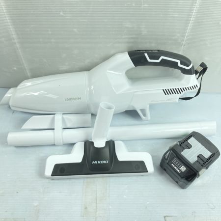  HiKOKI ハイコーキ 36V コードレスクリーナー バッテリ1個付属 箱付 ※PSEマークあり R36DB(NN) ホワイト