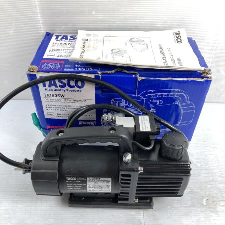  イチネンTASCO 真空ポンプ 本体のみ TA150SW ブラック