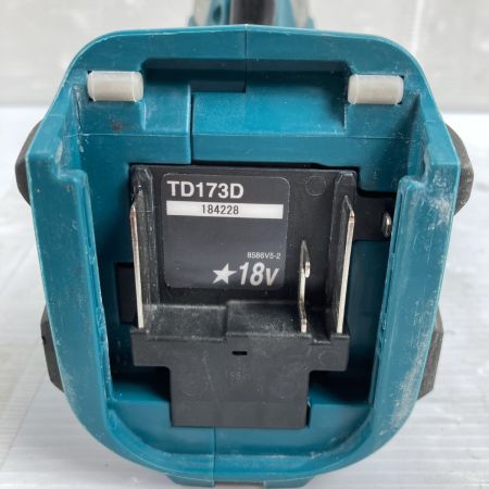  MAKITA マキタ 18V 充電式インパクトドライバ 本体のみ TD173D ブルー