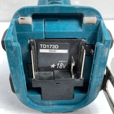  MAKITA マキタ 18V 充電式インパクトドライバ バッテリ1個付 ※PSEマークあり TD173D ブルー
