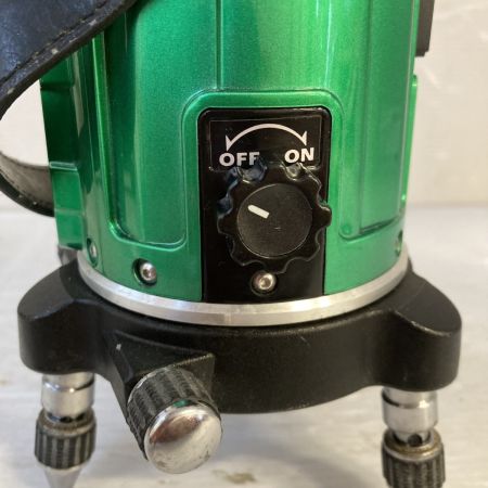  テクノ販売 グリーンレーザー墨出し器 (縦4方向矩・横120°水平ライン・地墨・鉛直十字) LTC-G610PD グリーン