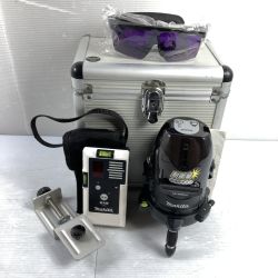 ＊＊ MAKITA マキタ レーザー墨出し器 おおがね・通り芯+ろく 受光器・ケース付 ※校正歴不明 SK308PH ブラック Bランク