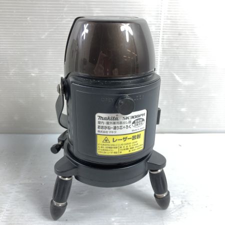  MAKITA マキタ レーザー墨出し器 おおがね・通り芯+ろく 受光器・ケース付 ※校正歴不明 SK308PH ブラック