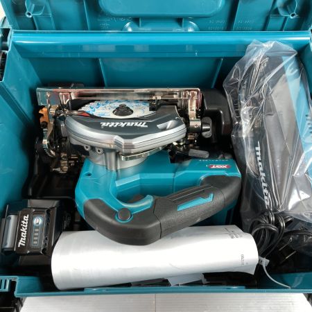  MAKITA マキタ 40Vmax 125mm 充電式マルノコ 鮫肌 バッテリ2個・充電器・ケース付 ※PSEマークあり HS008GRDX ブルー