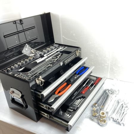  SUPERTOOL プロ用デラックス工具セット 総入数62点  S7000DX ブラック