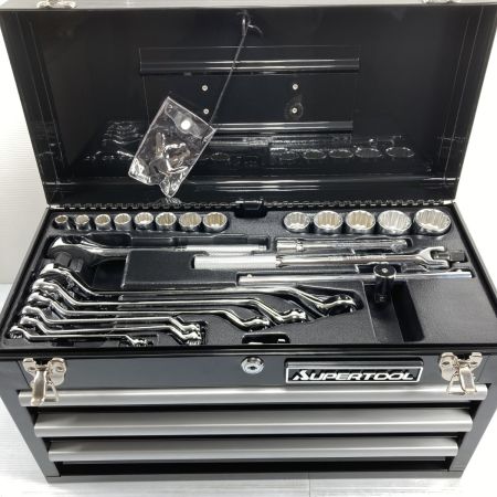  SUPERTOOL プロ用デラックス工具セット 総入数62点  S7000DX ブラック