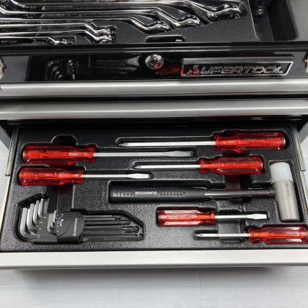  SUPERTOOL プロ用デラックス工具セット 総入数62点  S7000DX ブラック