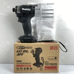 ＊＊ MAKITA マキタ 18v 充電式インパクトドライバ ※バッテリ･充電器別販売 TD173DZB ブラック 未使用品 Sランク