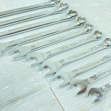  TONE トネ コンビネーションレンチ 10本セット シルバー