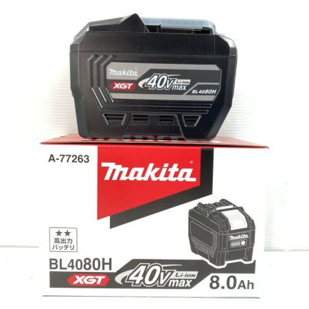  MAKITA マキタ 40Vmx/8.0Ah 高出力バッテリ 純正リチウムイオンバッテリ箱入り ※PSEマークあり(4) BL4080H ブラック