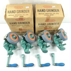 ＊＊ LUCKY ハンドグラインダー HAND GRIDER 箱付 4台セット グリーン Aランク