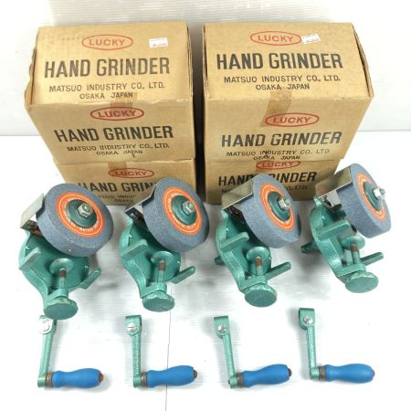  LUCKY ハンドグラインダー HAND GRIDER 箱付 4台セット グリーン