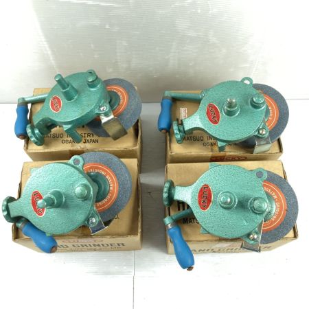  LUCKY ハンドグラインダー HAND GRIDER 箱付 4台セット グリーン