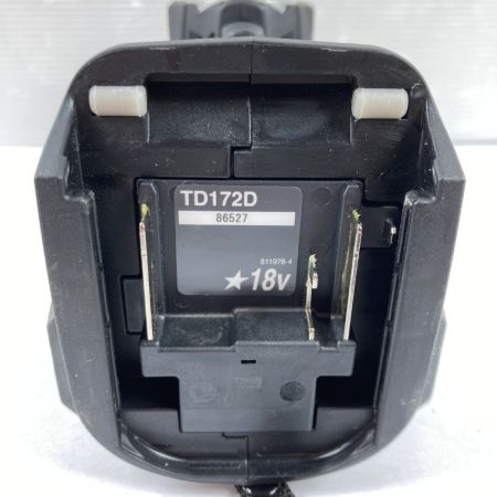 MAKITA マキタ 18V 充電式インパクトドライバ 本体のみ TD172D ブラック