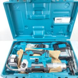 ＊＊ MAKITA マキタ 18V 充電式グリスガン バッテリ1個・充電器・ケース付 ※PSEマークあり GP180D ブルー Bランク