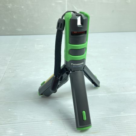  Panasonic パナソニック 赤レーザー墨出し器 墨出し名人 ケース付 ※校正歴不明 BTL1100G グリーン×ブラック