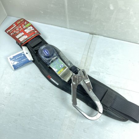  極PROGEAR 胴ベルト型安全帯 巻取式式シングルランヤード付 Lサイズ 新規格 TB-RN-WS-L ブラック